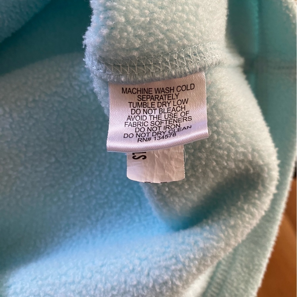 Vineyard Vines Light Blue Fleece Full Zip Vest Large - Picture 14 of 15